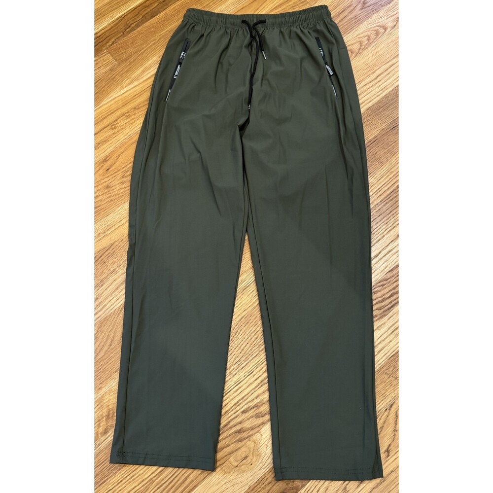 Nwot Womens New Sport Army Green Wind Track Sweatpants Small New